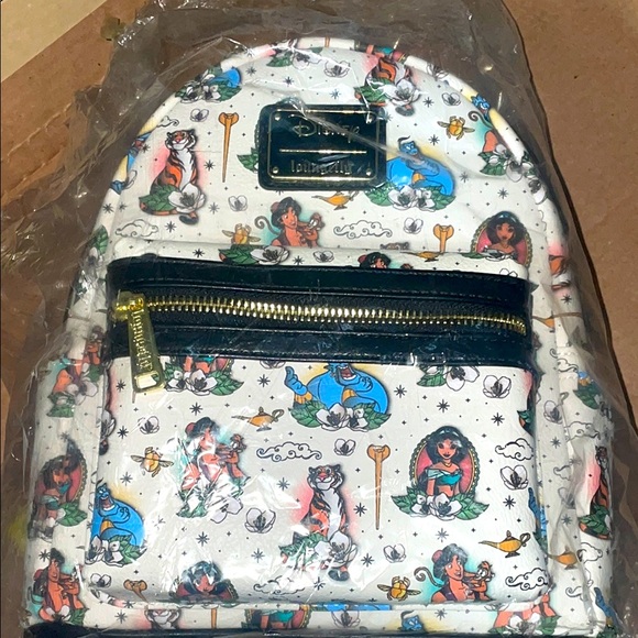 Loungefly Aladdin Tattoo print AOP Backpack main image 5